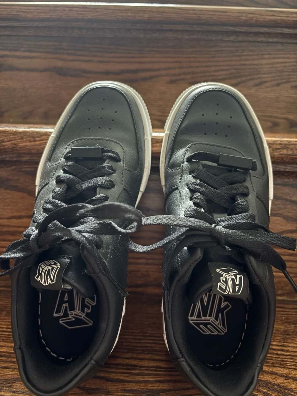 Nike Air Force 1 Pixel Black White Platform Women's Sneakers Size 5.5